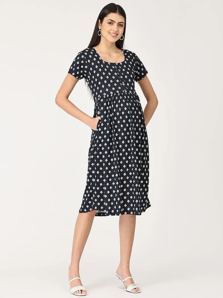 Starry Nights Maternity and Casual Dress