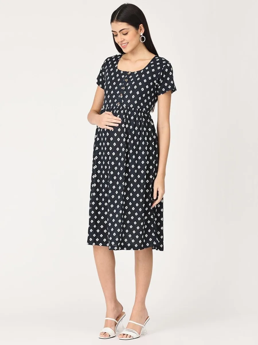 Starry Nights Maternity and Casual Dress