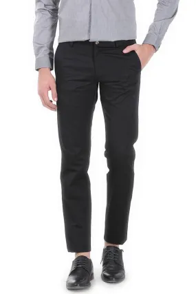 Tapered Fit Satin Trousers