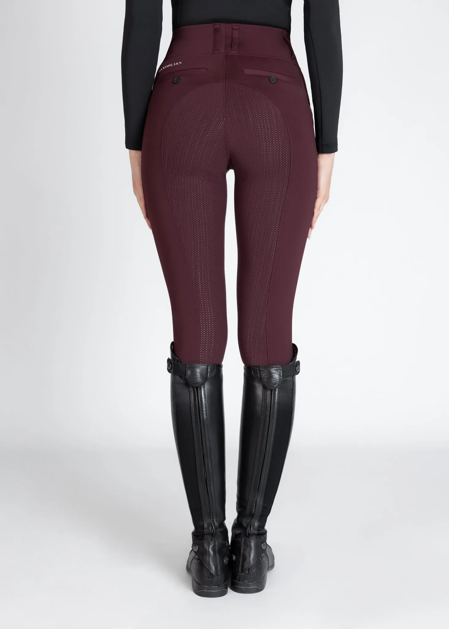 Tech Riding Leggings (Burgundy)