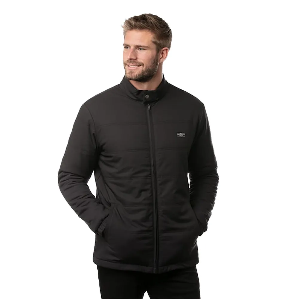 TravisMathew Interlude Black Mens Golf Puffer Jacket