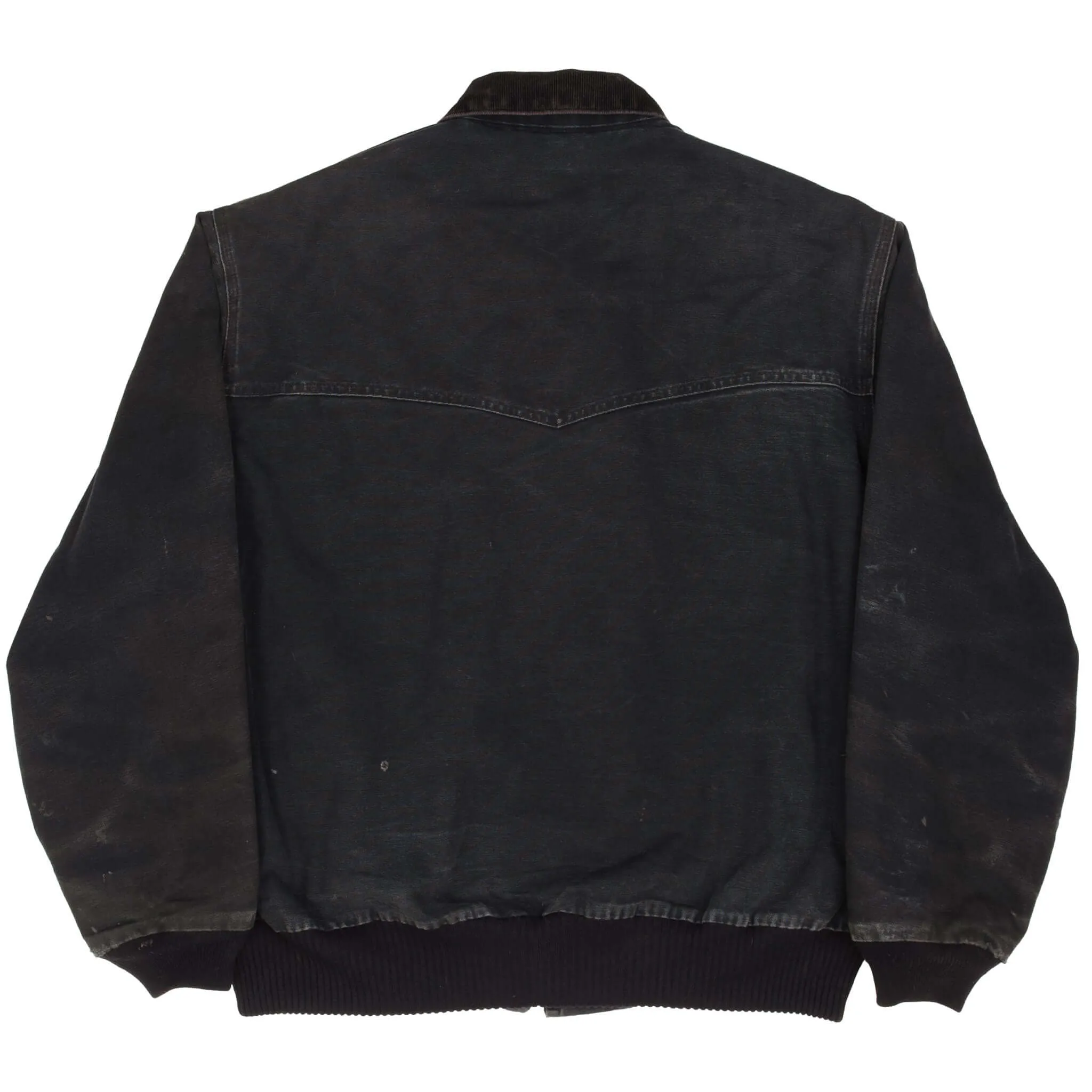 VINTAGE CARHARTT BLACK SANTE FE WESTERN JACKET J13BLK 1990S SIZE XL