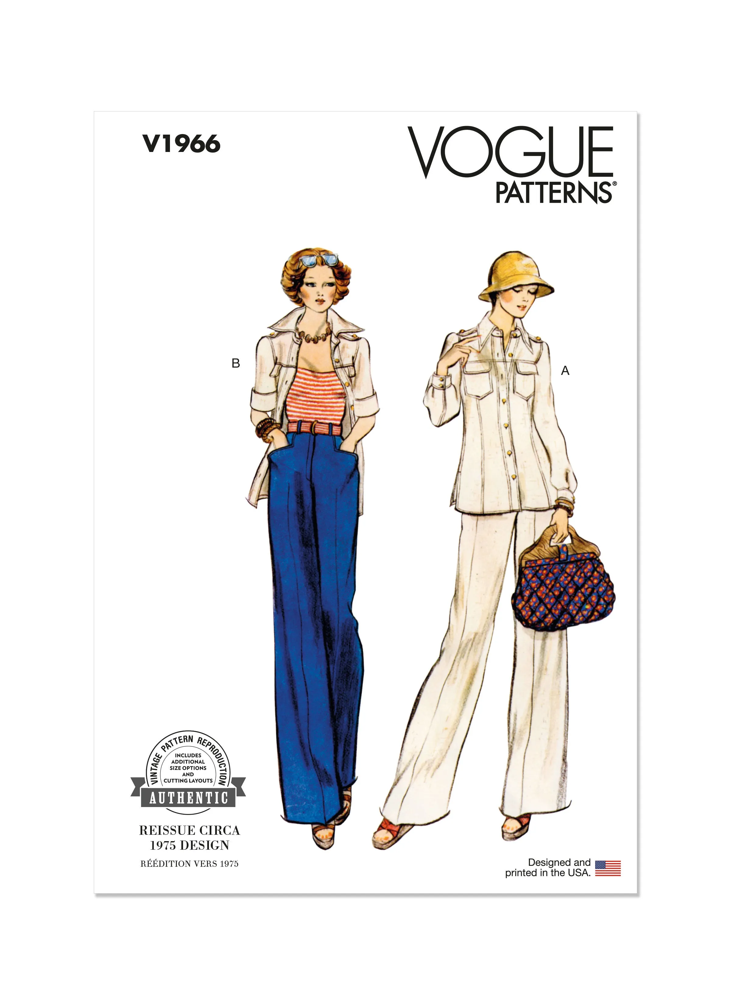 Vogue Sewing Pattern 1966 Misses' Jacket and Pants