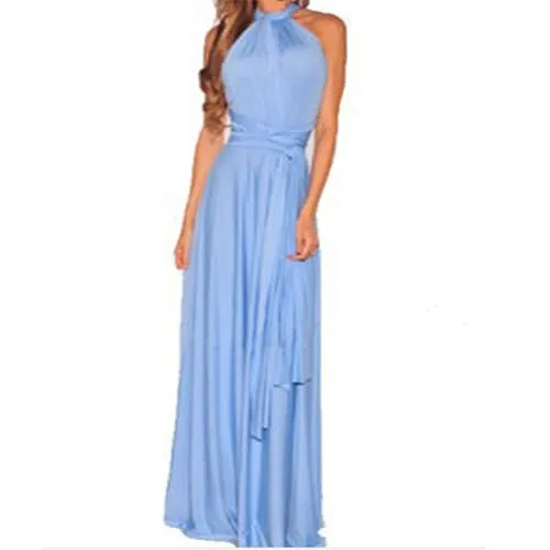 Women Multiway Wrap Party Bridesmaids Dress