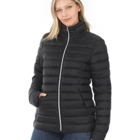 Women's Removable Hood Puffer Jacket